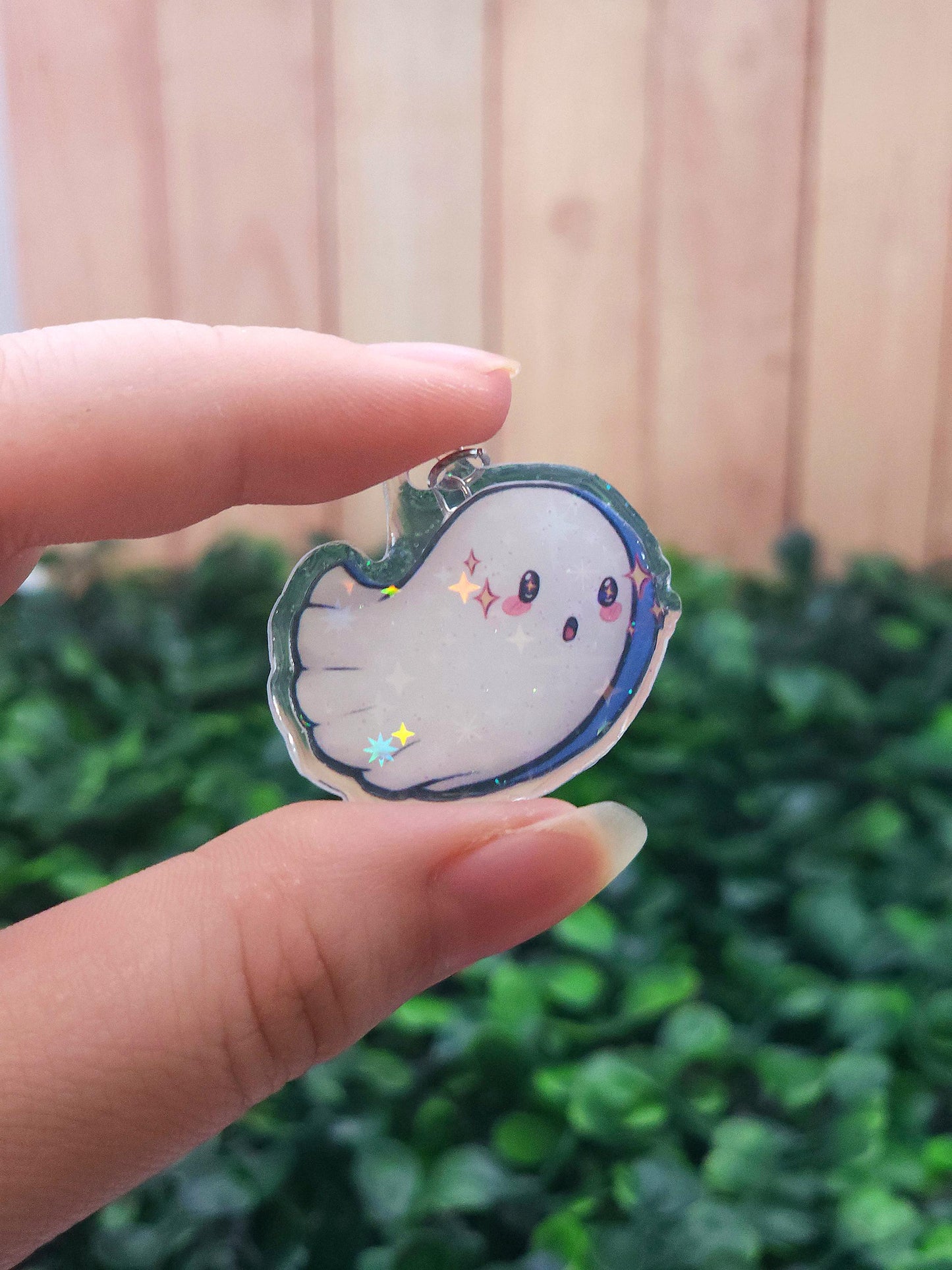 Starry Ghost Holographic Dangle Earrings