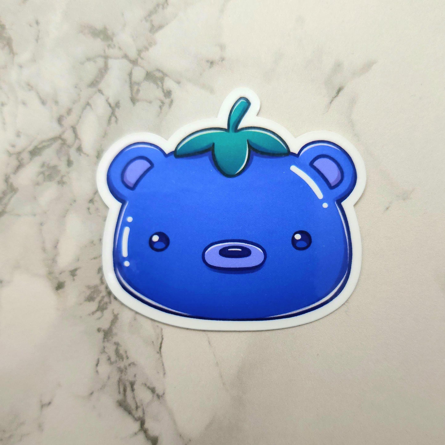 Blueberry Bear Vinyl Sticker