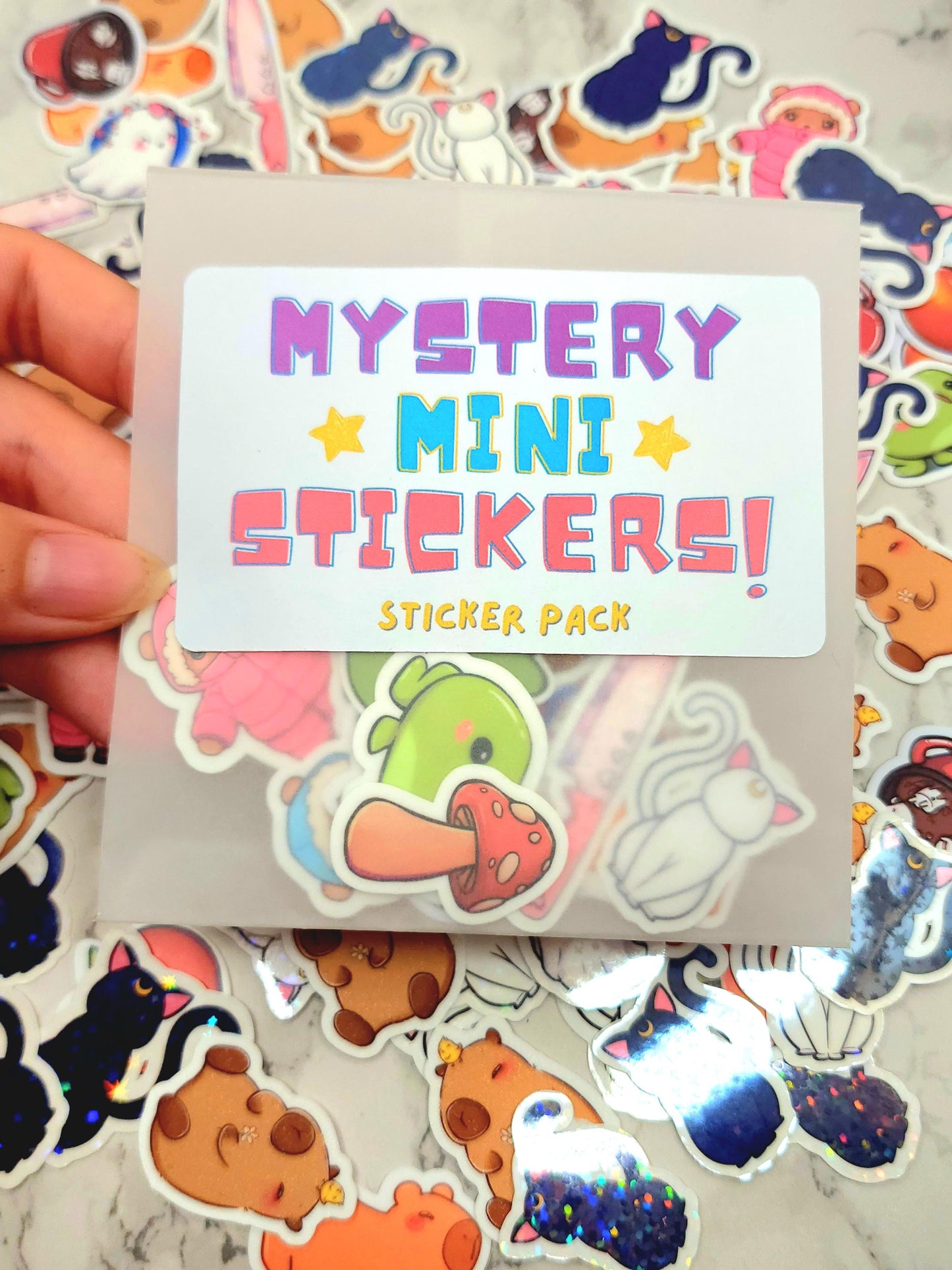 Mini Mystery 12 Count Sticker Pack