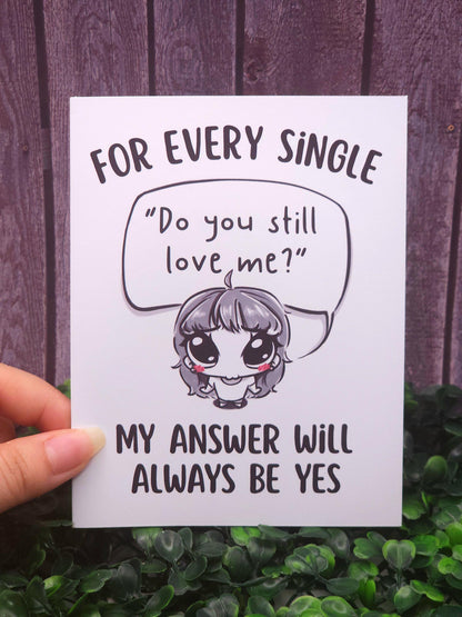 Do You Still Love Me Card