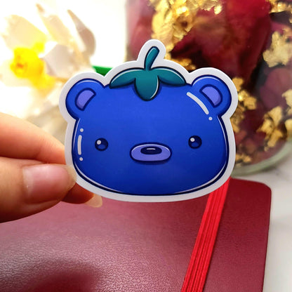 Blueberry Bear Vinyl Sticker