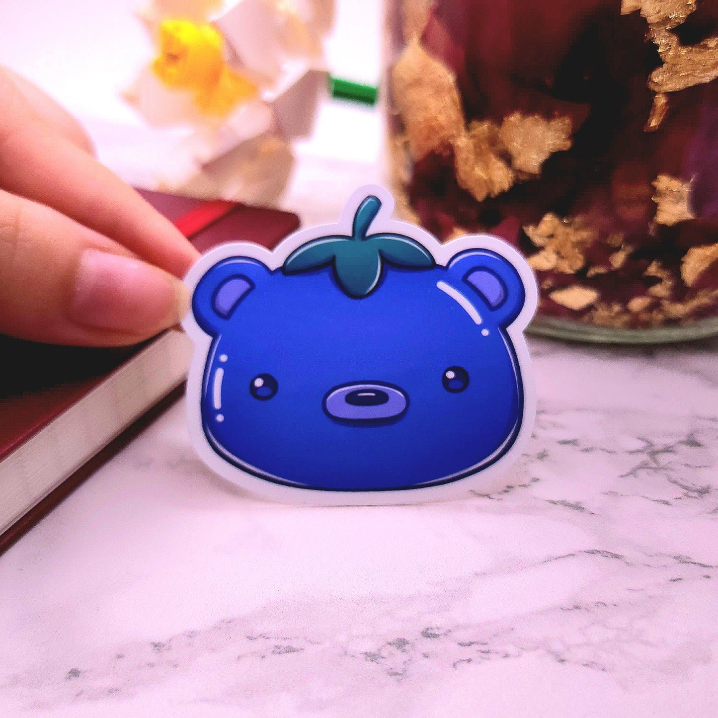 Blueberry Bear Vinyl Sticker
