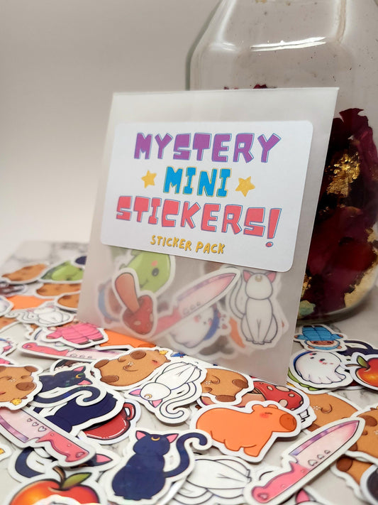 Mini Mystery 12 Count Sticker Pack