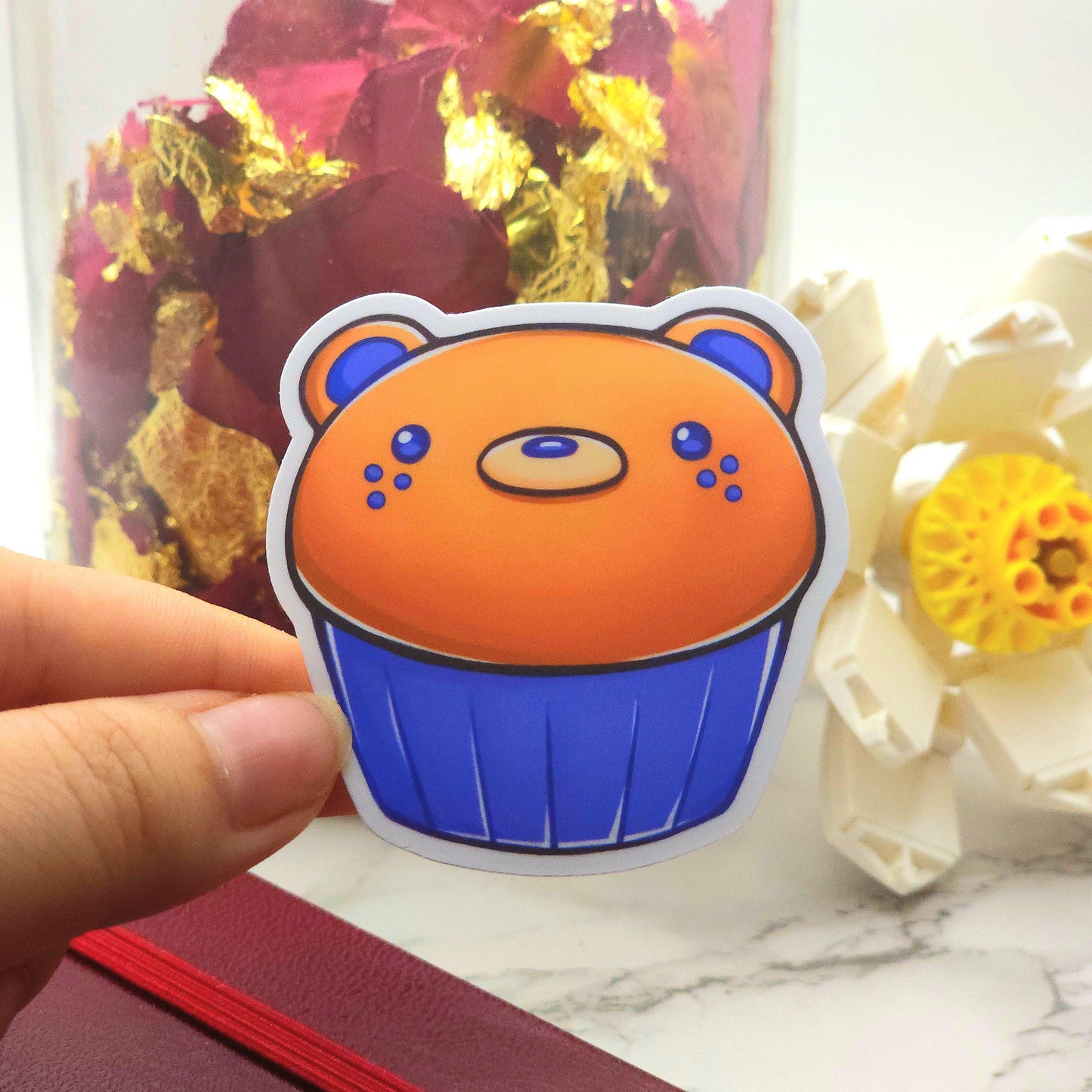 BlueBeary Muffin Vinyl Sticker