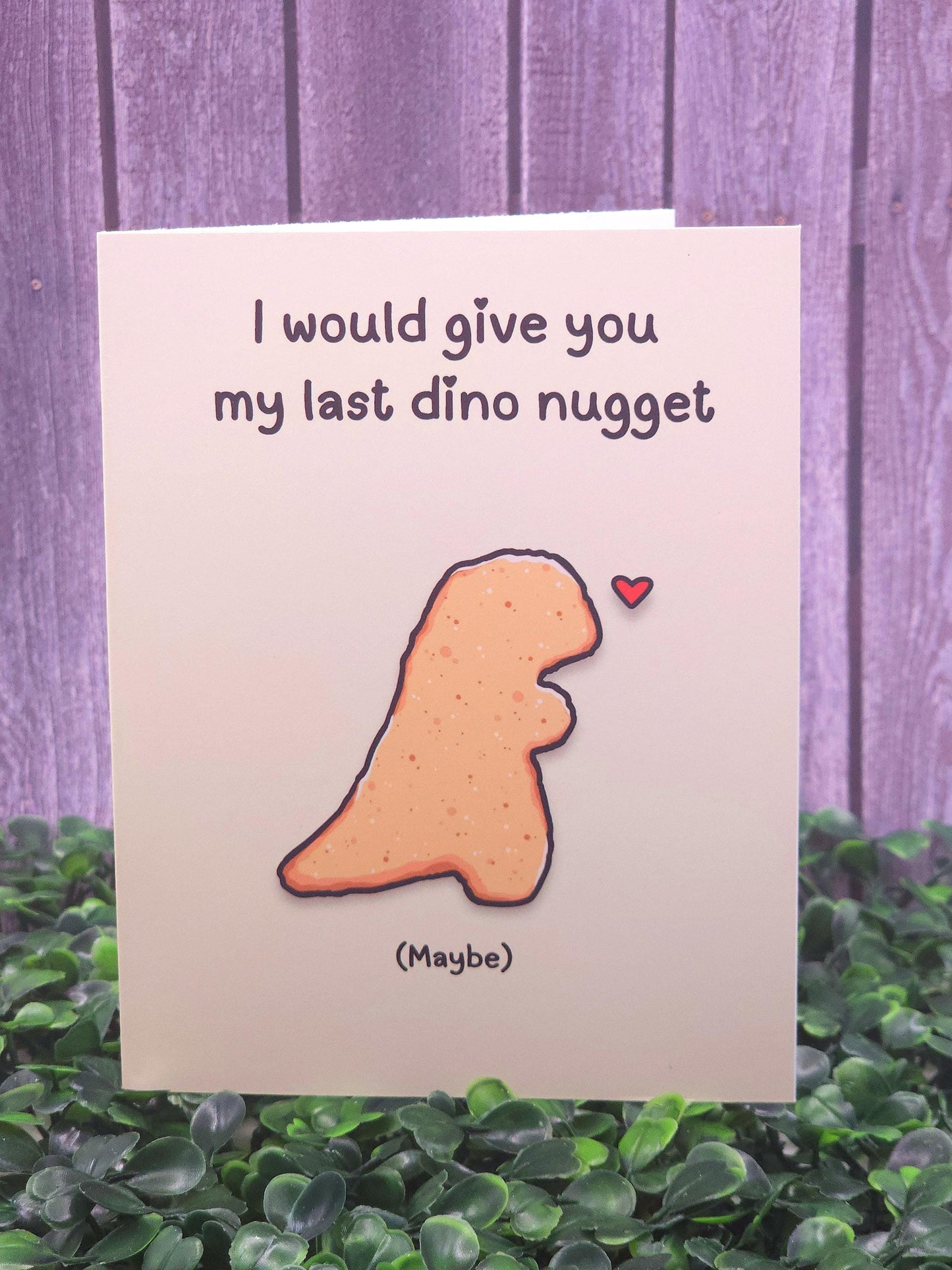 Last Dino Nugget Love Card