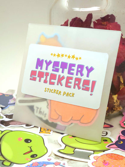 Mystery Vinyl Sticker Pack - 5 Stickers