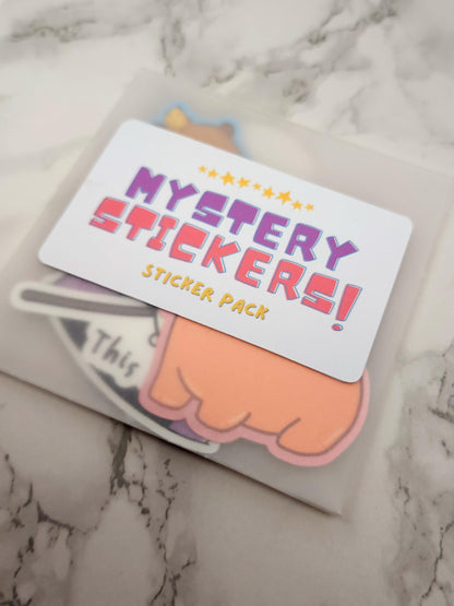 Mystery Vinyl Sticker Pack - 5 Stickers