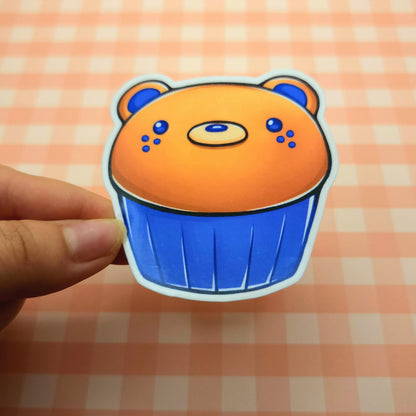 BlueBeary Muffin Vinyl Sticker