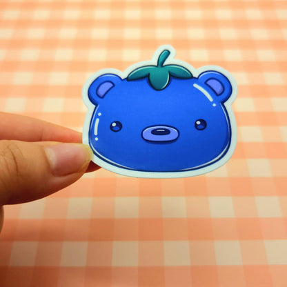 Blueberry Bear Vinyl Sticker