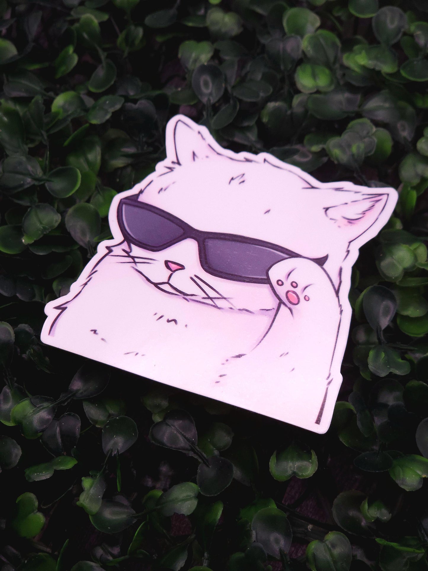 Cool Cat in Sunglasses Vinyl Sticker