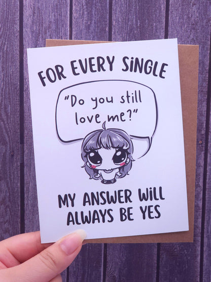 Do You Still Love Me Card