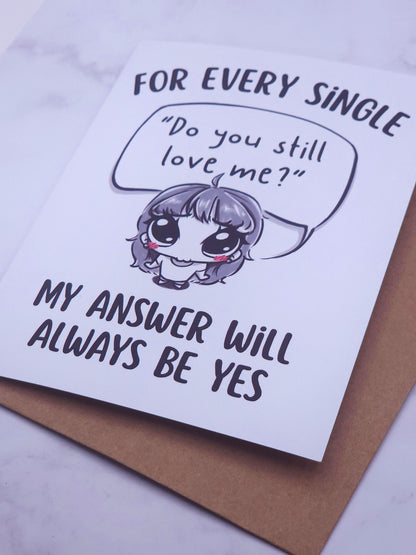 Do You Still Love Me Card