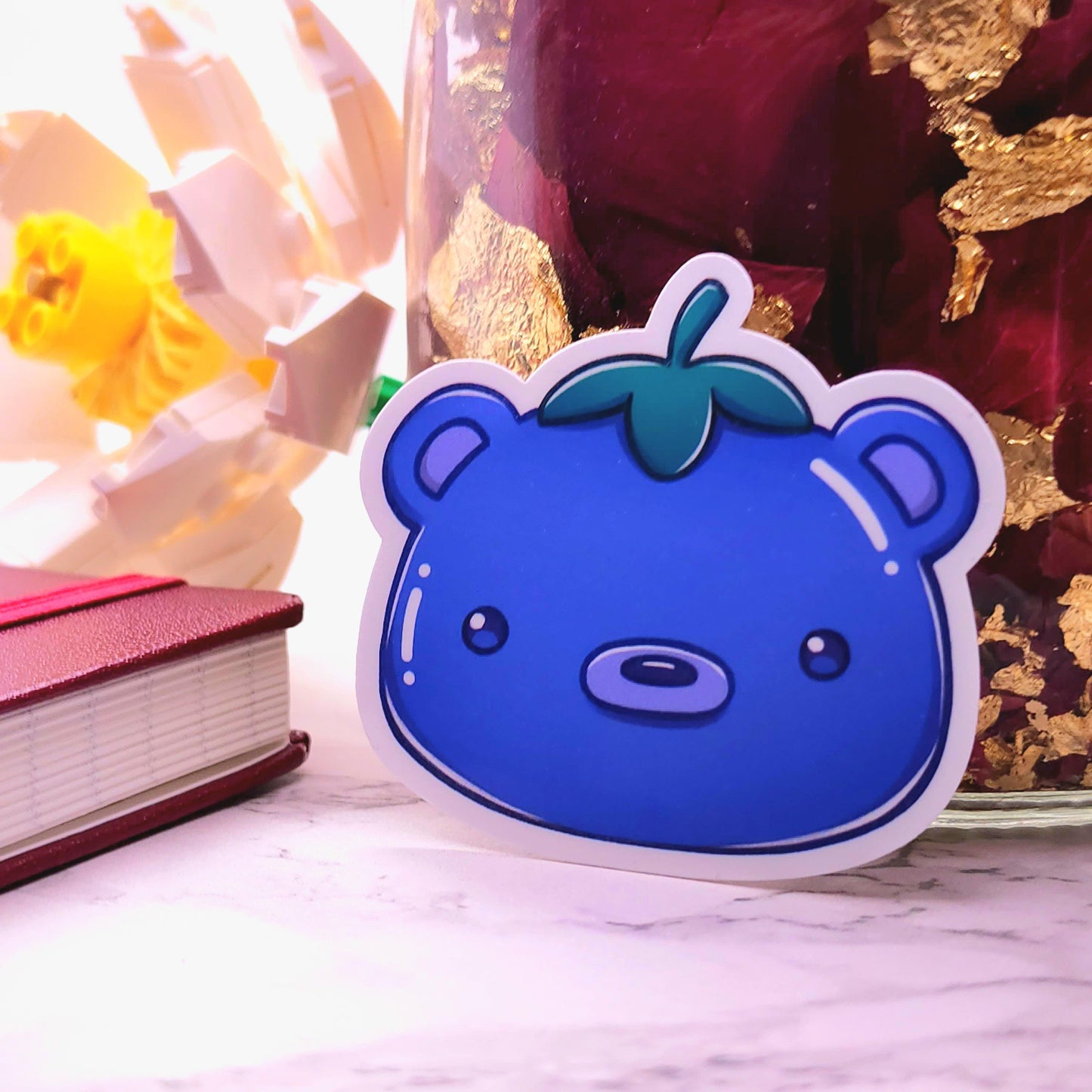 Blueberry Bear Vinyl Sticker