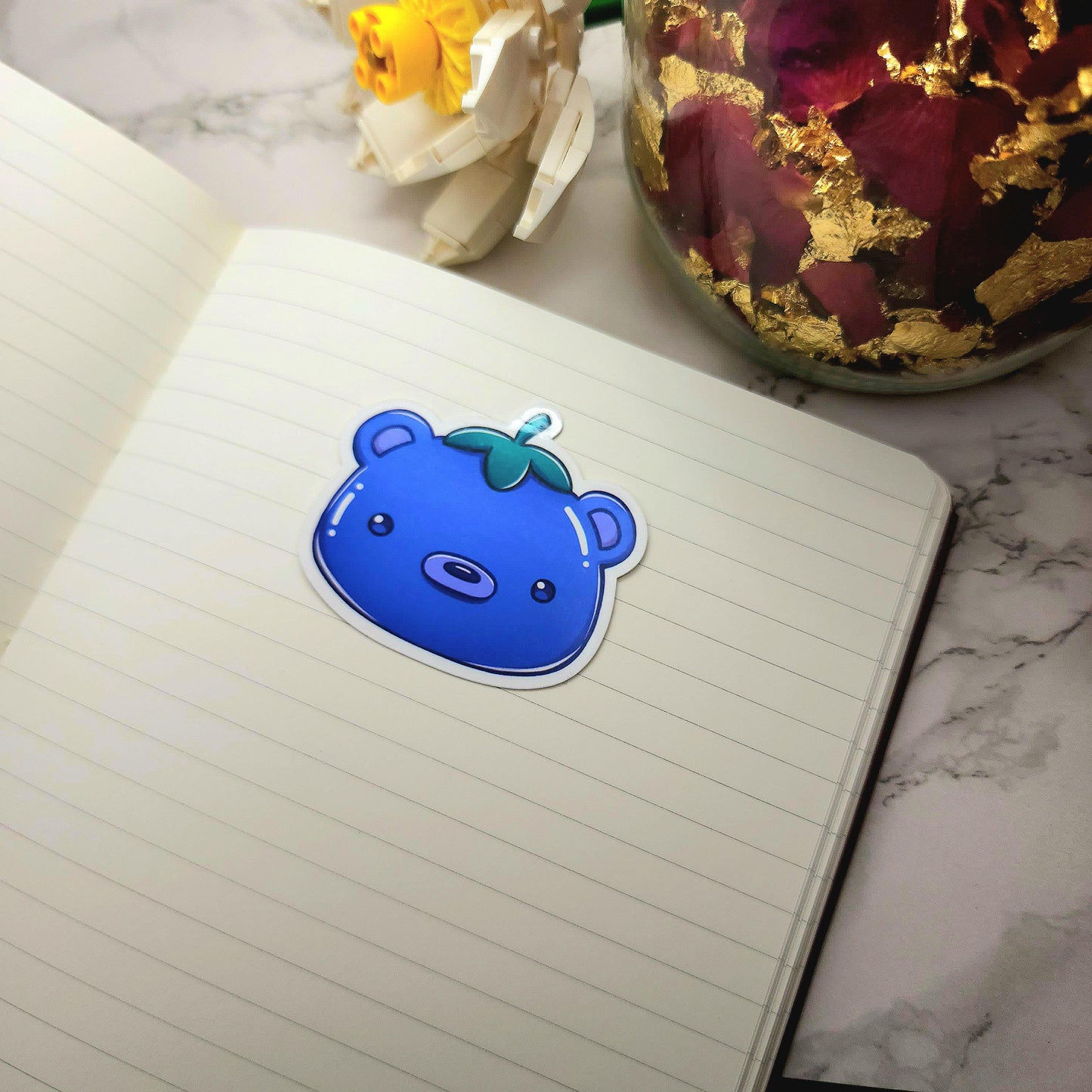 Blueberry Bear Vinyl Sticker