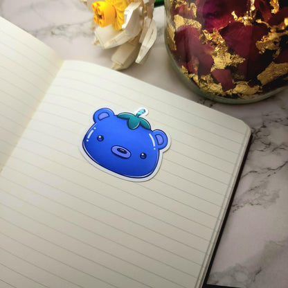 Blueberry Bear Vinyl Sticker