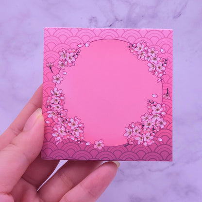Pink Sakura Cherry Blossom Notepad