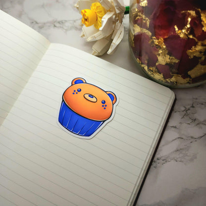 BlueBeary Muffin Vinyl Sticker