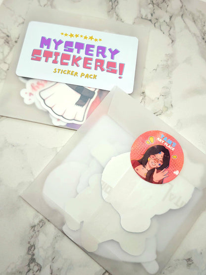 Mystery Vinyl Sticker Pack - 5 Stickers