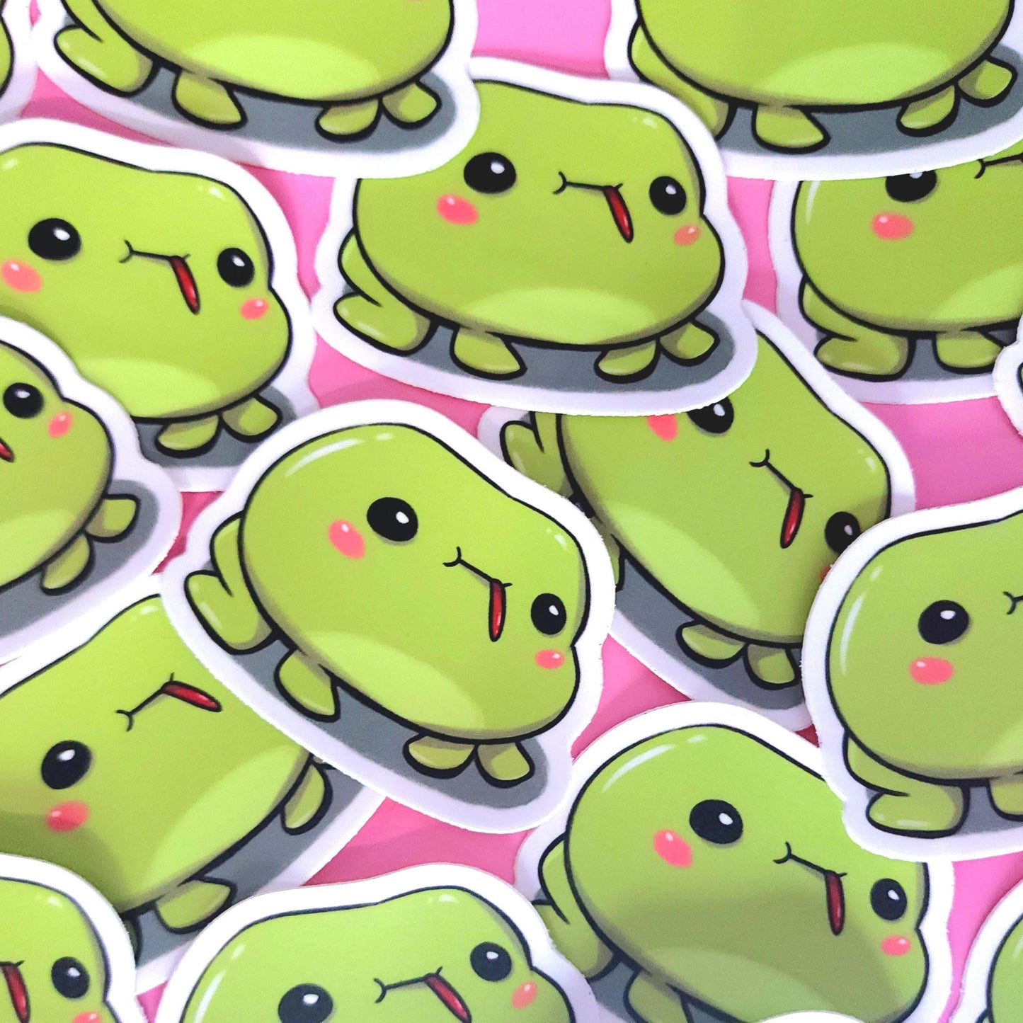 Silly Frog Vinyl Sticker